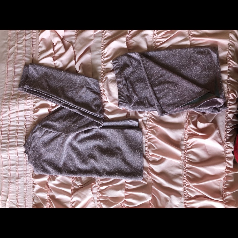 Glittery Mauve Two Piece